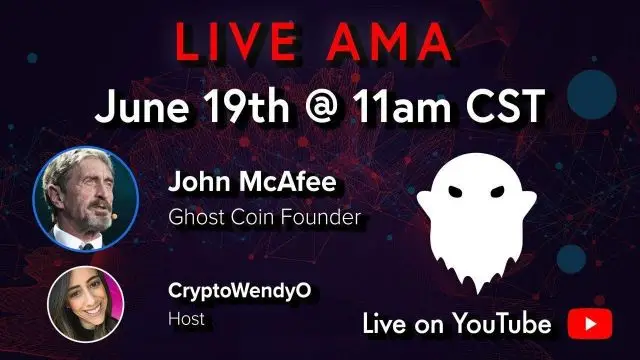 LIVE WITH JOHN MCAFEE DISCUSSING GHOST AND PRIVACY