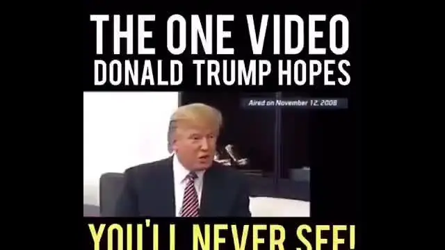 The One Video Donald Trump Hopes You'll Never See