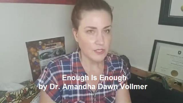 Enough Is Enough by Dr. Amandha Dawn Vollmer