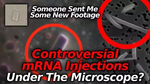 WOW: mRNA Vaccines Thru Microscope: Video Allegedly Of Pfizer & Moderna Vaccines