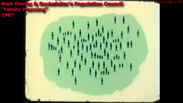 WALT DISNEY AND ROCKEFELLERS CARTOON FOR POPULATION CONTROL 1967