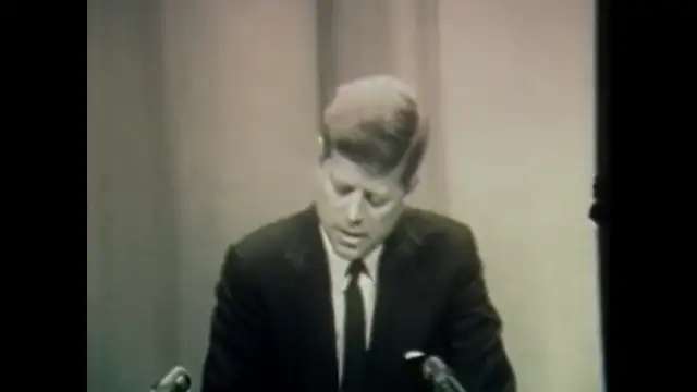 President John F. Kennedys First ever televised Conference 1/61